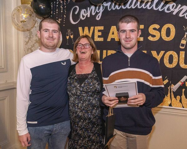 Conor, Geraldine and Cian Brennan