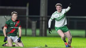Grimes leads the way as three-goal Sallins surge into intermediate final