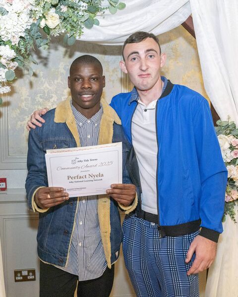 Perfact Nyela and Terry Drumgoole