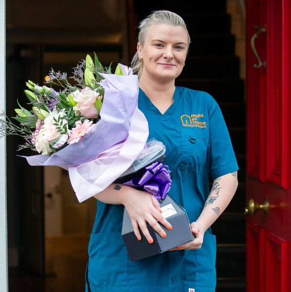 Fiona McCrea from who was announced as finalist in Right at Home's Carer of the Year Awards 2025 Photo: Gareth Chaney