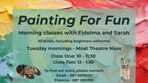 Painting for fun classes return to Naas Painting for fun classes return to Naas