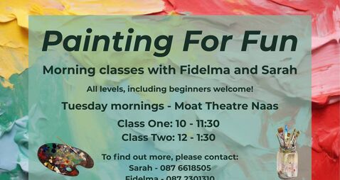 Painting for fun classes return to Naas