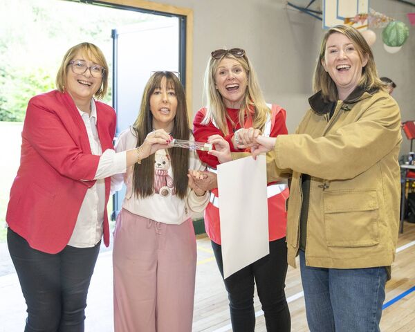 Creating electricity !! Madeline Hickey, Martina Kearns, Maggie Owens and Emma Edgeworth.