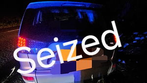 Driver who was five times over limit tried to drive through checkpoint Driver who was five times over limit tried to drive through checkpoint
