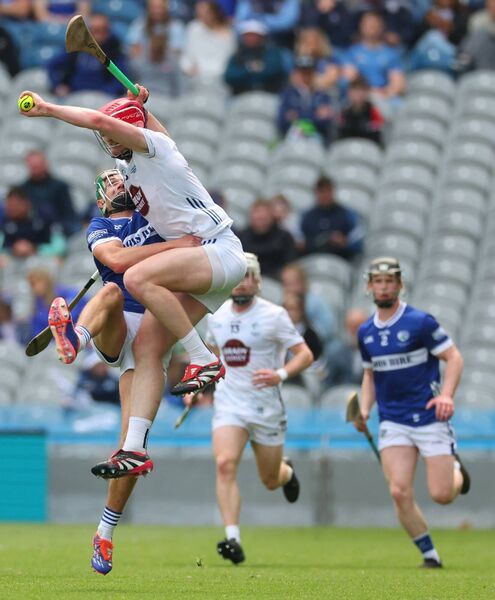 James Burke in typical high flying action Photo: ©INPHO/James Crombie James Burke in typical high flying action Photo: ©INPHO/James Crombie