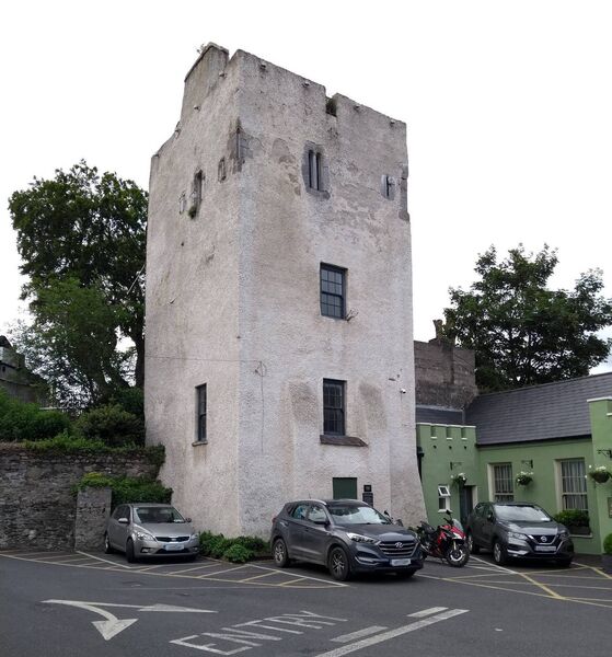 The castle at the back of the Silken Thomas pub and restaurant Photo: Eugene Brennan 
