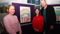 Young people paint for peace in Naas Lions competition