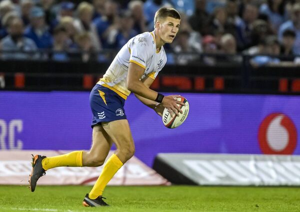 Sam Prendergast will start at fly half for Leinster against Munster. Photo: ©INPHO/Steve Haag Sports/Christiaan Kotze Sam Prendergast will start at fly half for Leinster against Munster. Photo: ©INPHO/Steve Haag Sports/Christiaan Kotze