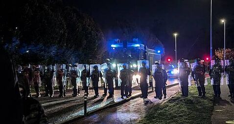 Garda Commissioner pledges ‘robust response’ to any further disorder near hotel