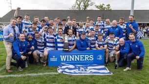 <p>Athy RFC, pictured here celebrating their 2025 Provincial Towns Cup triumph, will play in he Energia All-Ireland Junior Cup for the very first time this weekend. </p> <p>Athy RFC, pictured here celebrating their 2025 Provincial Towns Cup triumph, will play in he Energia All-Ireland Junior Cup for the very first time this weekend. </p>