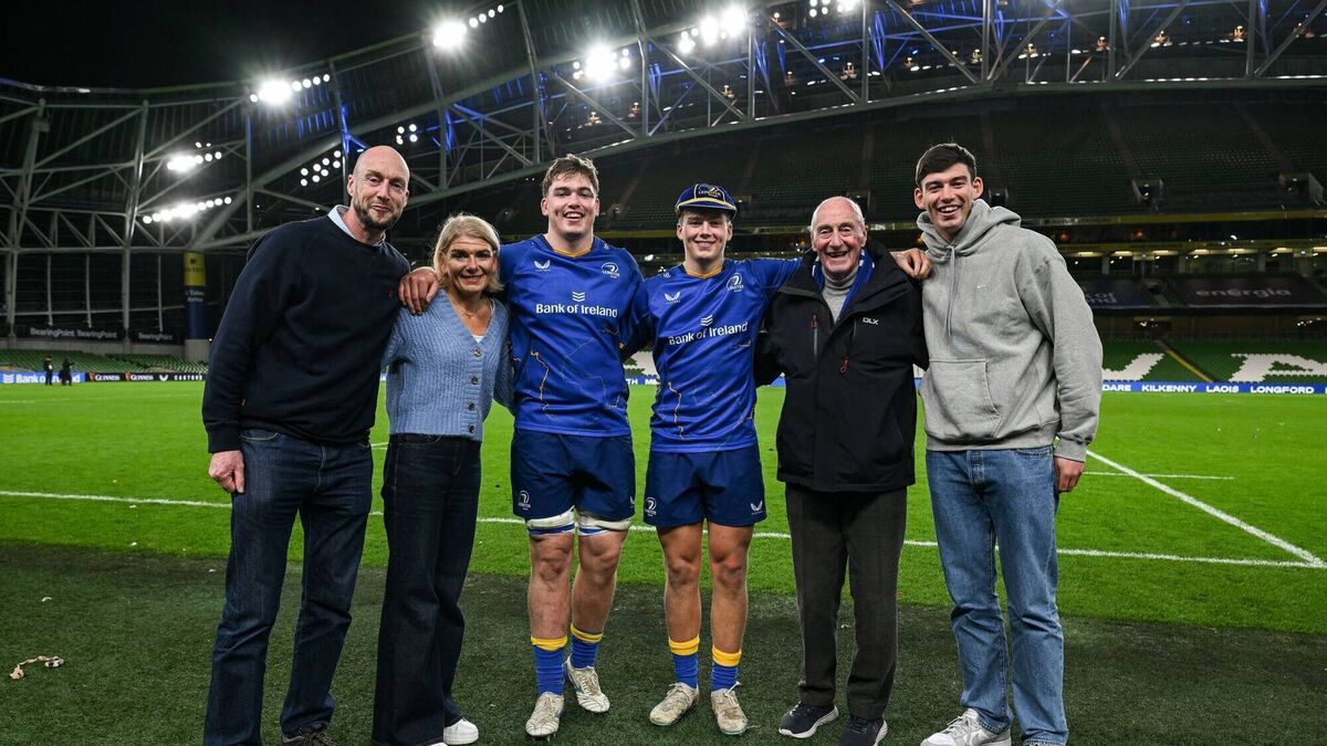 Magic week for Mangan family as Ciaran makes Leinster debut