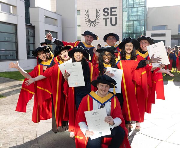 Shane Ryan from Galway. Middle from left; Niamh Bradley O’Connor from Carlow, Jade Stanley from Carlow, Anukriti Vashishtha from Carlow, Loriane Murphy (L) from Athy, Laura Jane Coleman from Carlow and Katie Phair from Offaly. Back; Mutian Wang from Carlow and and Conor Dowling from Carlow. Photo: Mary Browne  Shane Ryan from Galway. Middle from left; Niamh Bradley O’Connor from Carlow, Jade Stanley from Carlow, Anukriti Vashishtha from Carlow, Loriane Murphy (L) from Athy, Laura Jane Coleman from Carlow and Katie Phair from Offaly. Back; Mutian Wang from Carlow and and Conor Dowling from Carlow. Photo: Mary Browne