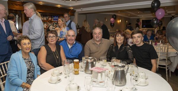 Mary Doogue, Liz May, Patrick May, Tom Cooper, Sheila Cooper and Lorcan Cooper
