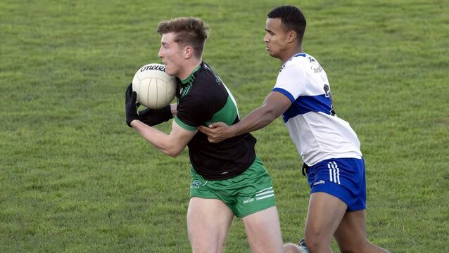 <p>Colm Dalton scored five points for Sallins in their win over Carlow's Grange Photo: Sean Brilly</p>