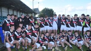 <p>The Maynooth team enjoy their success Photo: Martin Rowe </p> <p>The Maynooth team enjoy their success Photo: Martin Rowe </p>