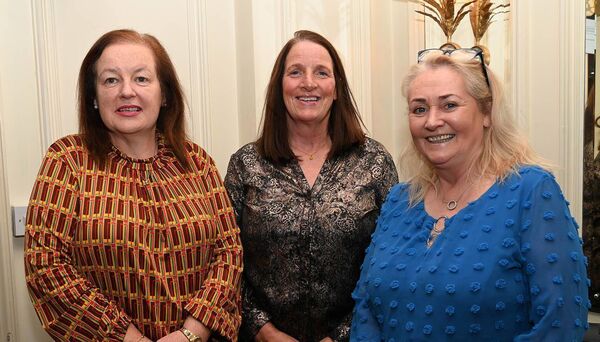 Nora Caffrey, Phil Collins and Rose King 