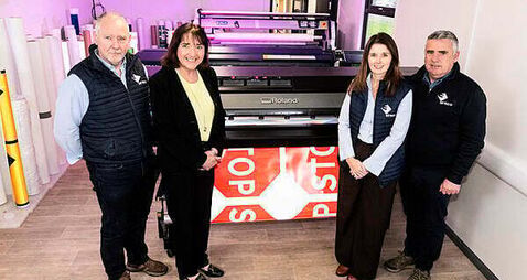 Fermanagh firm celebrates securing share in Irish road sign contract