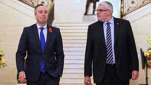 Bid to force North's education minister Givan from office over Israel trip fails