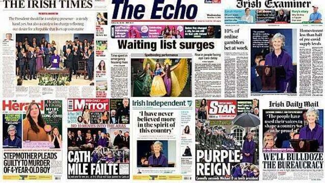 What the papers say: Wednesday's front pages