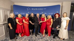 <p>Athy Sing and Sign group with representatives of Kildare County Council at the Pride of Place Awards Photo: Kieran Ryan-Benson</p> <p>Athy Sing and Sign group with representatives of Kildare County Council at the Pride of Place Awards Photo: Kieran Ryan-Benson</p>