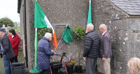 Plaque in honour of Athy's Maisie Candy unveiled