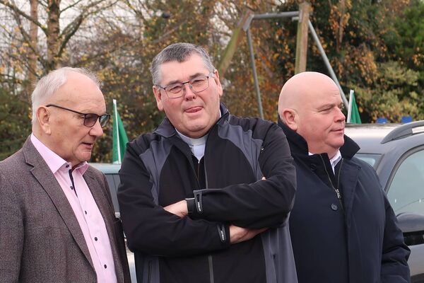 Jack Wall, Canon Frank McEvoy and Deputy Mark Wall