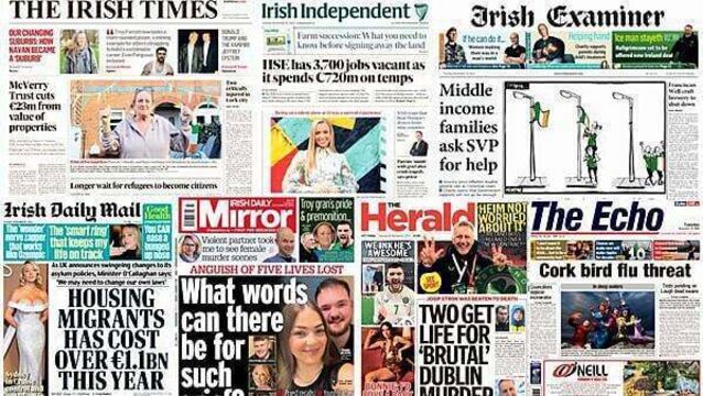 What the papers say: Tuesday's front pages