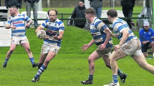 <p class="contextmenu internal_Caption">Talismanic captain Craig Miller marshalled his Athy side around the pitch, seen here about to release Aaron Rowan and Patrick Julian, as they beat Suttonians to qualify for the All-Ireland semi-finals Photos: Aisling Hyland.</p> <p class="contextmenu internal_Caption">Talismanic captain Craig Miller marshalled his Athy side around the pitch, seen here about to release Aaron Rowan and Patrick Julian, as they beat Suttonians to qualify for the All-Ireland semi-finals Photos: Aisling Hyland.</p>