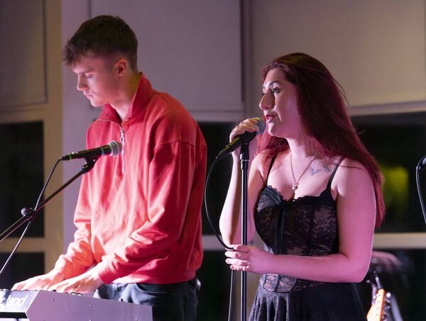 Faith Price is joined on stage with Stephen Rodgers