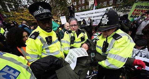 Daughter of Holocaust survivor among those arrested at Palestine Action protest
