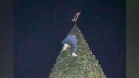 Culprit comes forward after climbing town's Christmas Tree