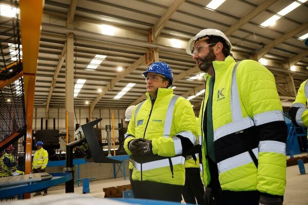 David McKeown Co-CEO with the Minister Browne David McKeown Co-CEO with the Minister Browne