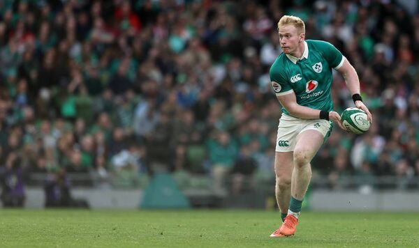 Jamie Osborne's future for Ireland and Leinster may be at centre once the Naas man returns from his shoulder injury. Photo: ©INPHO/Gary Carr Jamie Osborne's future for Ireland and Leinster may be at centre once the Naas man returns from his shoulder injury. Photo: ©INPHO/Gary Carr