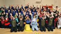 Kildare students having a ball at Panto Show