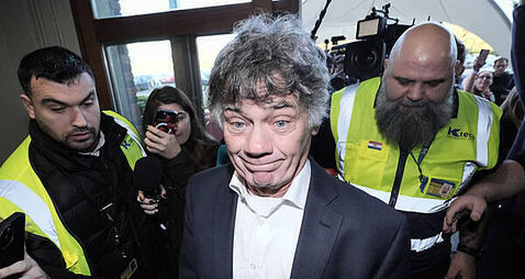 Gerry Hutch merchandise appears on Christmas stalls in Dublin city centre