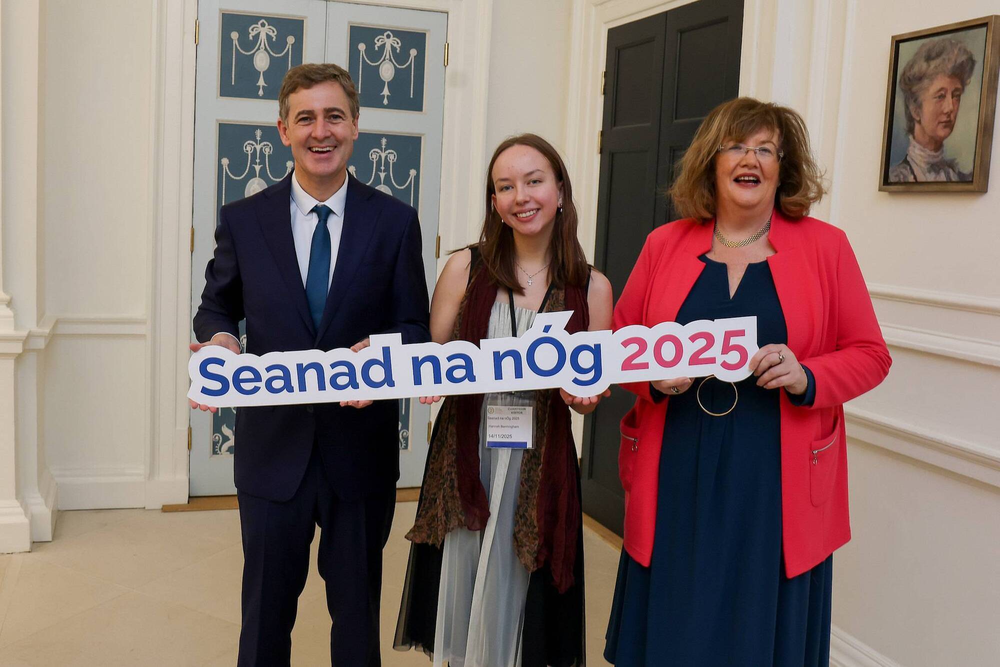 Kildare student attends meeting in Seanad