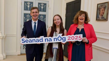 Kildare student attends meeting in Seanad