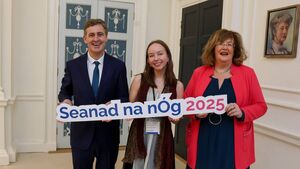 Kildare student attends meeting in Seanad