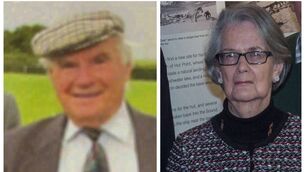 <p>The late Ned Conway and Honor McCulloch</p>