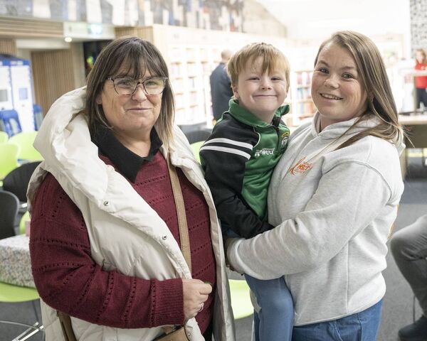 Marie Geoghegan, Toby and Emma Holden Marie Geoghegan, Toby and Emma Holden