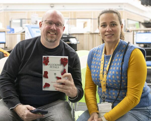 Cllr Mark Leigh and Tanya Shumska