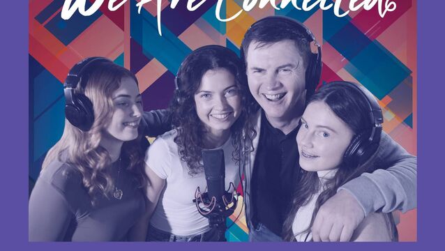 <p>The Maher family band</p>