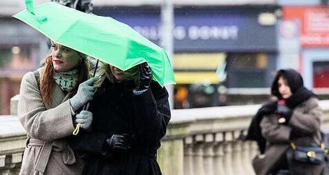 Yellow wind and rain warning issued for six counties
