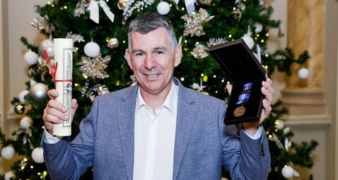 Kildare man receives bravery award for rescuing teen from burning house