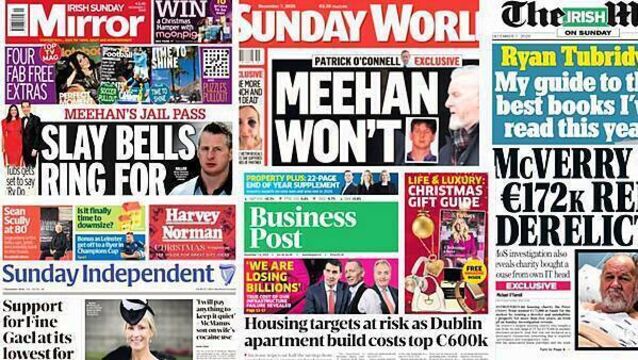 What the papers say: Sunday's front pages