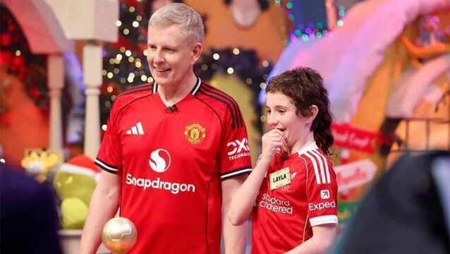 <p>Layla Doyle from Rathangan did her family and county proud on this year's Late Late Toy Show</p>