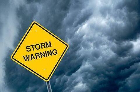 People are urged to watch out for fallen trees, flying debris and to take care while driving during today's storm