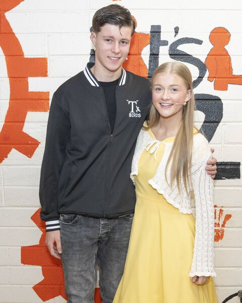 Danny played by Bobby Donnelly and Sandy played by Emily Brennan