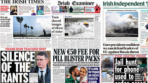 What the papers say: Wednesday's front pages