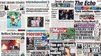 What the papers say: Friday's front pages